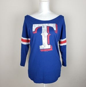 Texas Rangers 3/4 Sleeve Top
